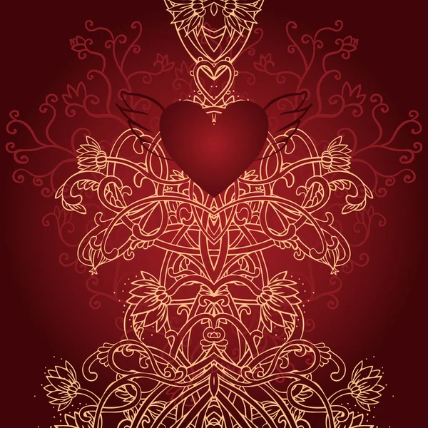Beau fond tourbillon rose — Image vectorielle