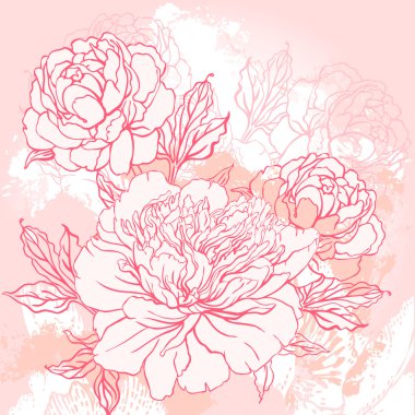 güzel Şakayık buket tasarım