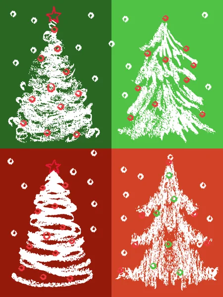 Kerstboom. — Stockvector