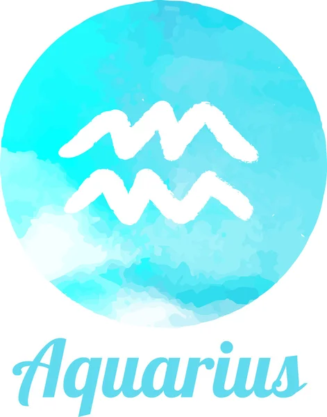 Aquarel dierenriem pictogram — Stockvector
