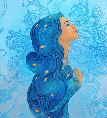 güzel bir kız olarak Kova Astroloji üye