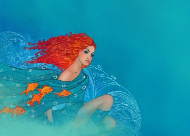 Balık burcu güzel bir kız olarak