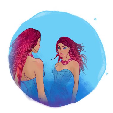 İkizler Burcu olarak iki güzel kız