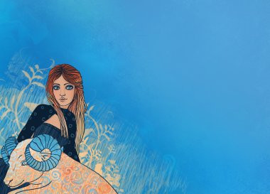 Koç burcu olarak güzel bir kız