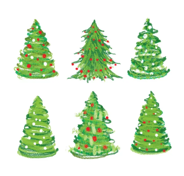 Kerstboom set — Stockfoto