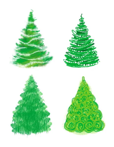 Christmas tree set — Stock Photo, Image