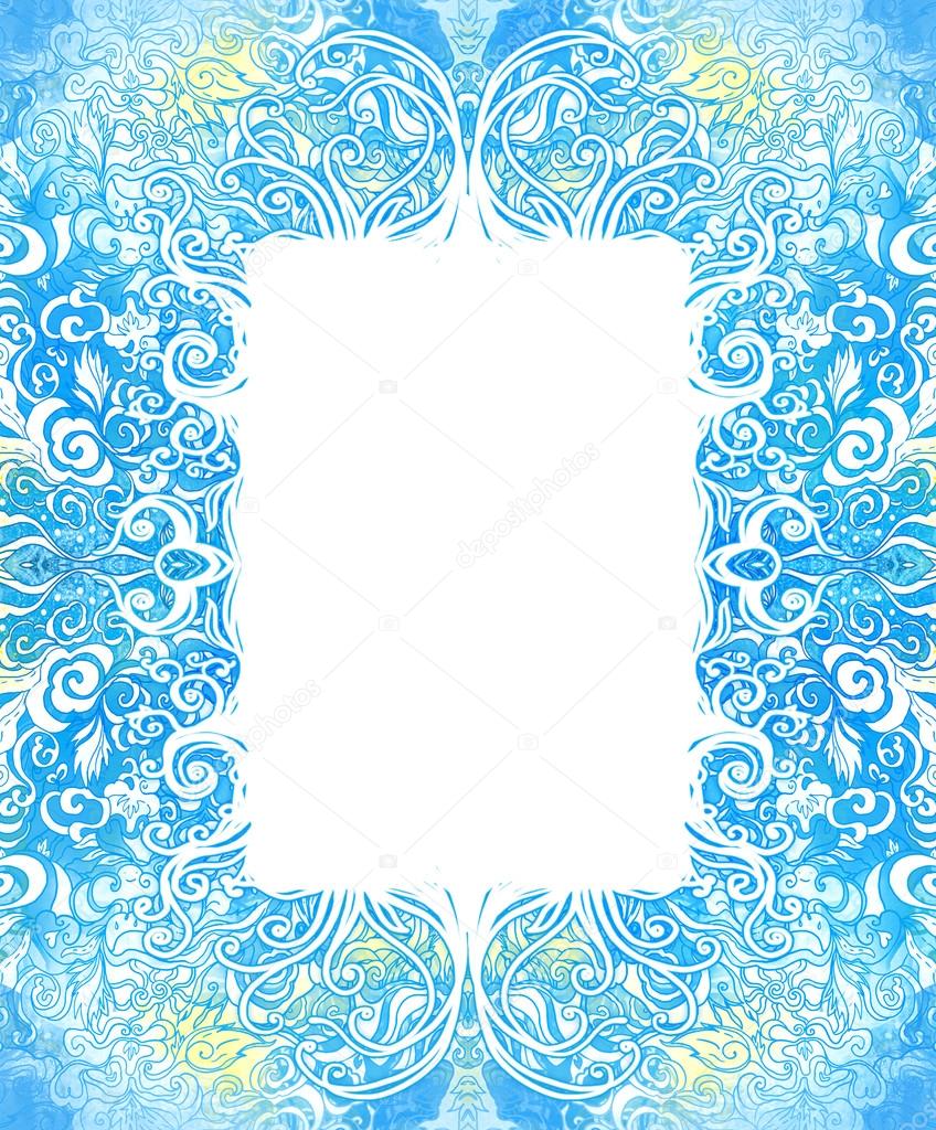 Blue southeast pattern