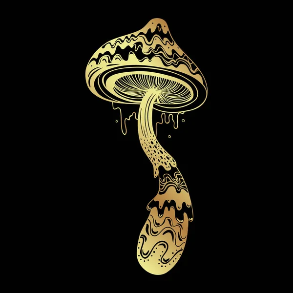 Tribal Mushroom Tattoo