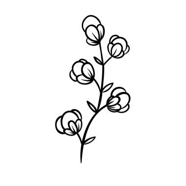 Geometrik gül çiçeği. Art deco stili. Vektör logosu tasarımı şablonu, minimum taç yaprağı ikonu, kuaför çiçekli soyut tabela.