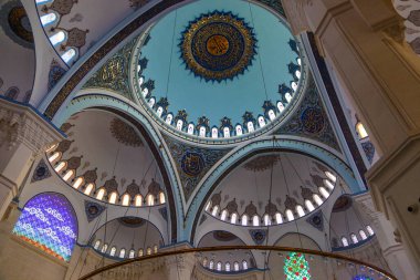 Buyuk Camlica Cami Kubbesi ayrıntıları, İstanbul-Türkiye