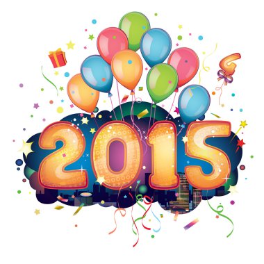 2015 New Year clipart
