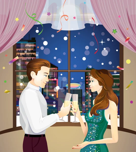 New Year's Eve — Stock Vector