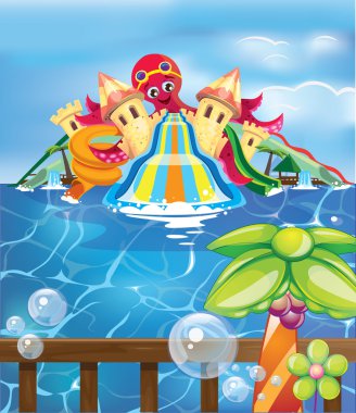 Ahtapot ile Aqua park