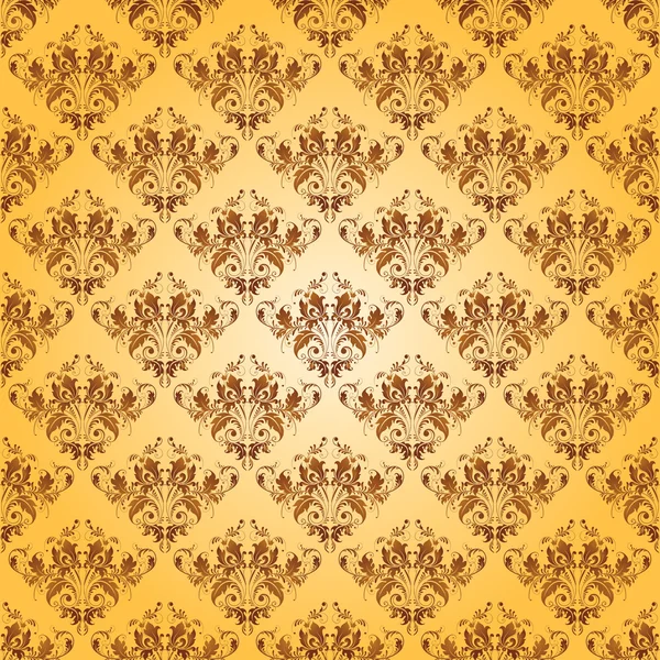 Damask seamless floral pattern. — Stock Vector