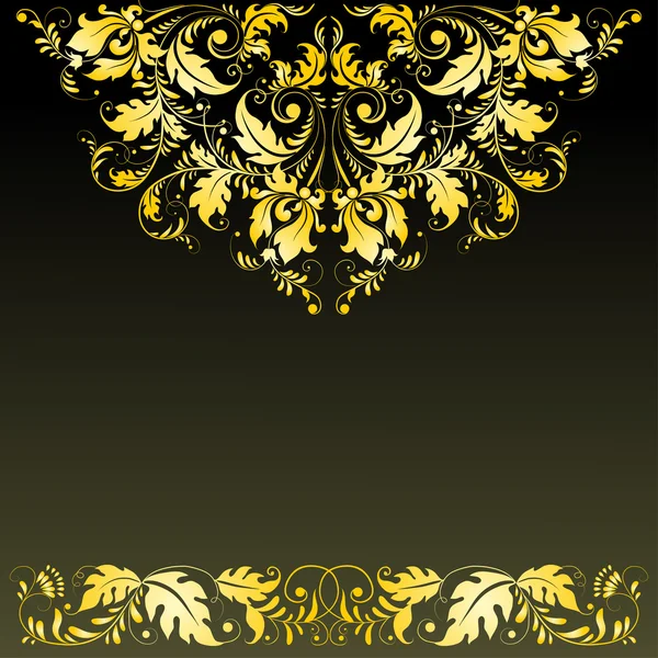 Fundo elegante com ornamento de renda — Vetor de Stock