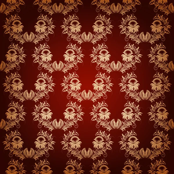 Seamless with elegant damask pattern — Stock Photo, Image
