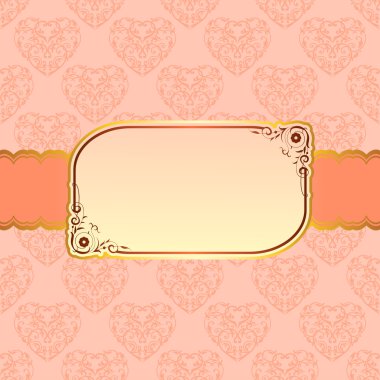 zarif bej çerçeve tasarımı için tebrik kartı