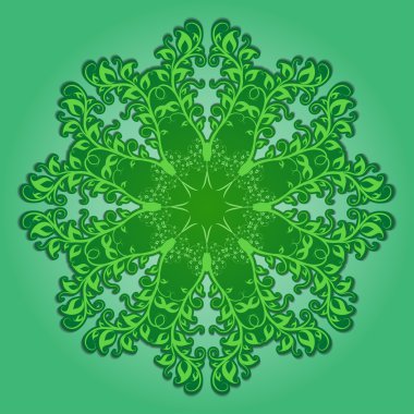 vektör Telkari model yeşil