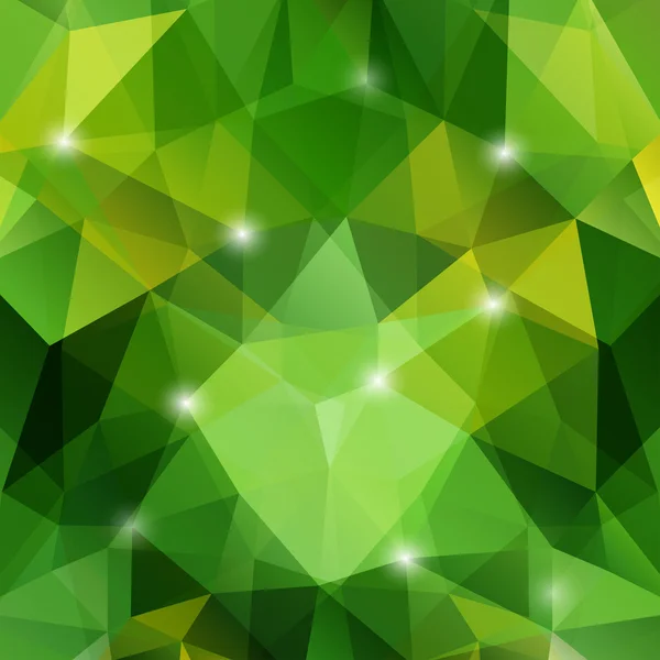 Moderno astratto sfondo verde geometrico — Vettoriale Stock