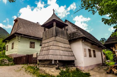 vlkolinec, Slovakya, unesco, çan kulesi