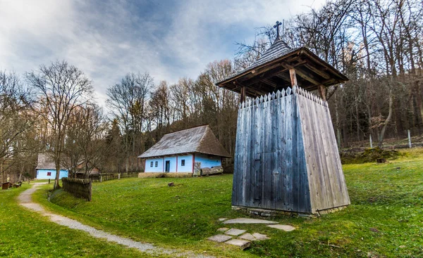 Belfry at open air museum in Bardejov Spa — Stock Photo, Image