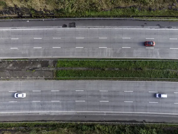 Nagranie Lotnicze Autostrady Mumbai Pune Niedaleko Pune India Droga Ekspresowa — Zdjęcie stockowe