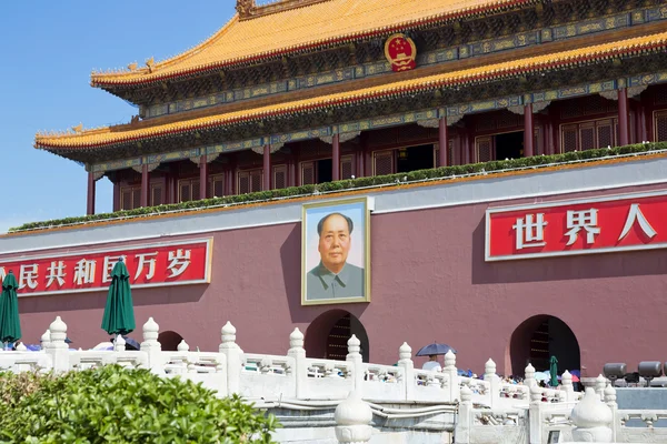 Pekín, Plaza Tiananmen, Ciudad Prohibida — Foto de Stock