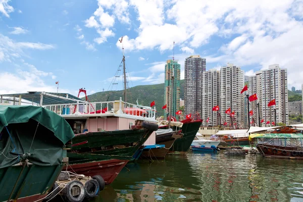 Hong Kong, rottami tradizionali nell'Aberdeen — Foto Stock