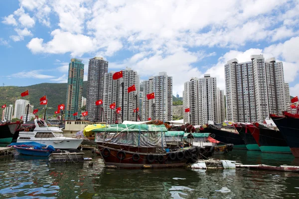 Hong Kong, rottami tradizionali nell'Aberdeen — Foto Stock