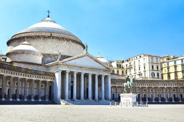 Piazza del Plebiscito, Napoli — Stock Photo, Image