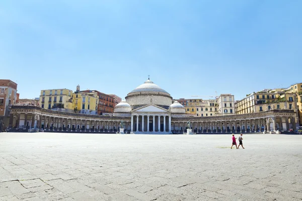 Piazza del Plebiscito, Napoli — Foto Stock