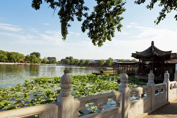 Danau Houhai, Beijing, China — Stok Foto