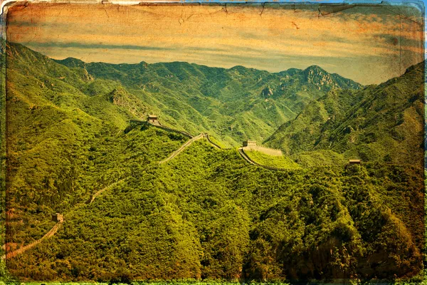 Gran pared de china — Foto de Stock