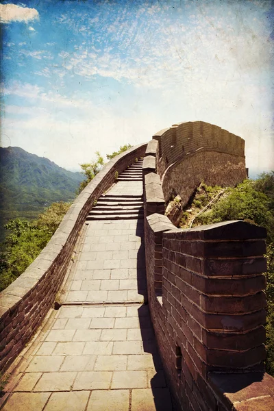 Grote muur van porselein — Stockfoto