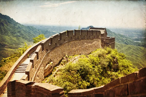 Gran pared de china — Foto de Stock