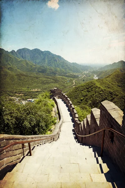 Grande muro di porcellana — Foto Stock