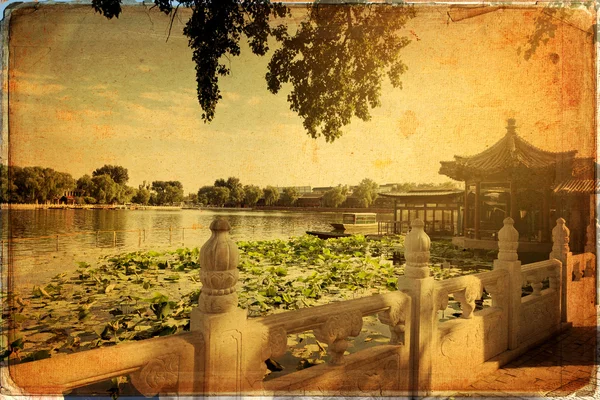 Houhai Lake, Beijing, China — Stockfoto