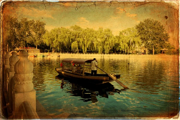 Houhai Lake, Beijing, China — Stock Photo, Image