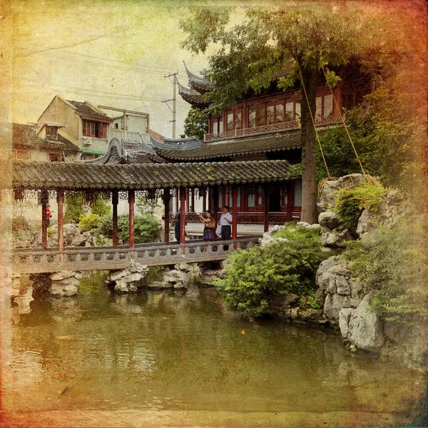 Traditioneller Garten, shanghai — Stockfoto