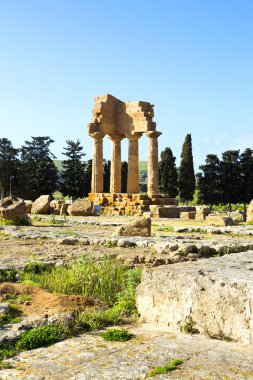 dioscuri antik Yunan tapınağı