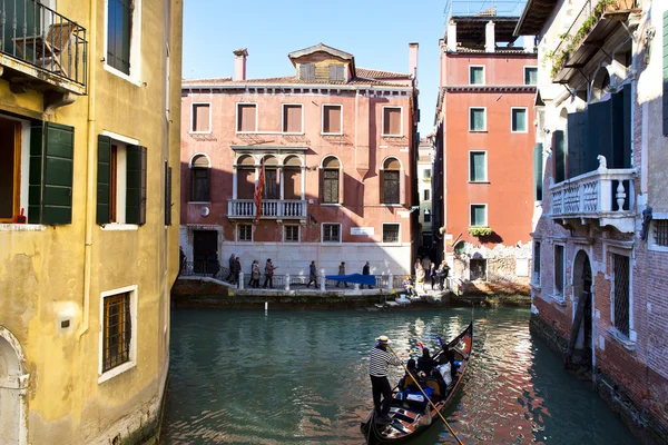 Kanał w Wenecji, Włochy — Zdjęcie stockowe