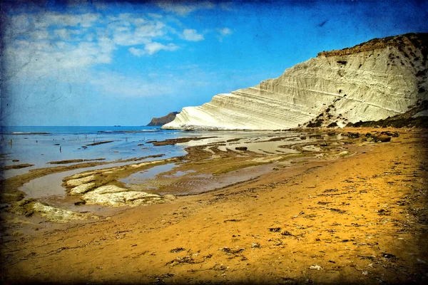 Scala dei Turchi, Sizilien, Italien — Stockfoto