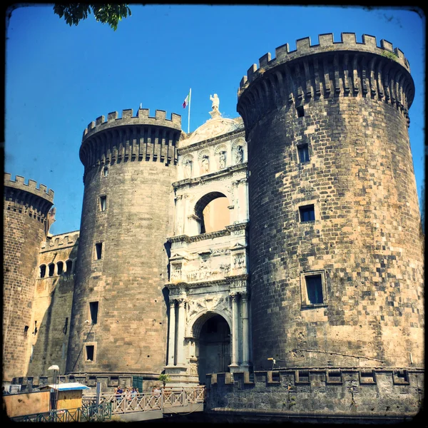 Naples, Maschio Angioino — Stok fotoğraf