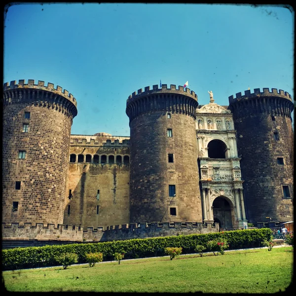 Naples, Maschio Angioino — Stok fotoğraf