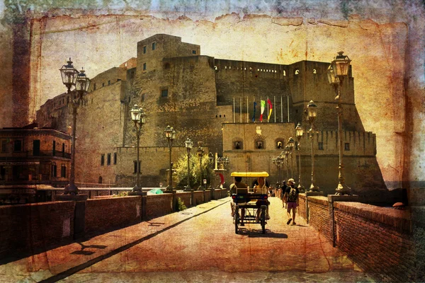 Castel dell'Ovo, Naples, Italy — Stock Photo, Image
