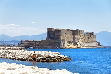 Castel dell'ovo, Napoli, İtalya