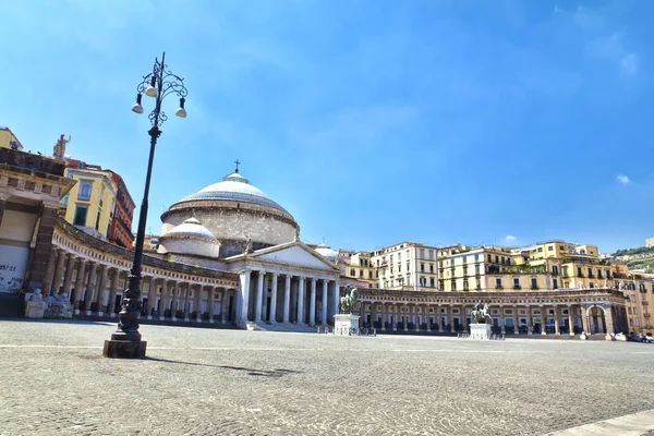 Piazza del plebiscito, Napoli — Stockfoto