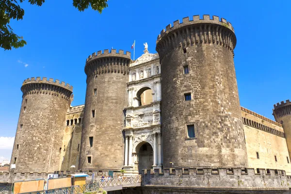 Naples, Maschio Angioino — Stok fotoğraf