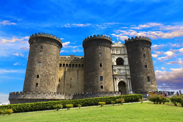 Naples, Maschio Angioino — Stok fotoğraf