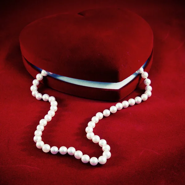 Necklace of pearls — Stock Photo, Image